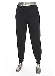 Mens Fleece Jogger Pants Comfort BLACK