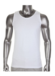 Mens Tanktop Outwear Heavy Weight SNOW WHITE