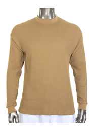 Mens Long Sleeve Thermal Heavy Weight MUSTARD