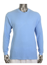 Mens Long Sleeve Thermal Heavy Weight SKY BLUE