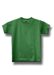 Youth Short Sleeve Tee Crew Neck FOREST GREEN