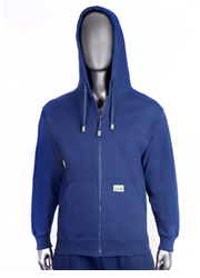 Mens Fleece Full Zip Hood 13 oz ROYAL BLUE